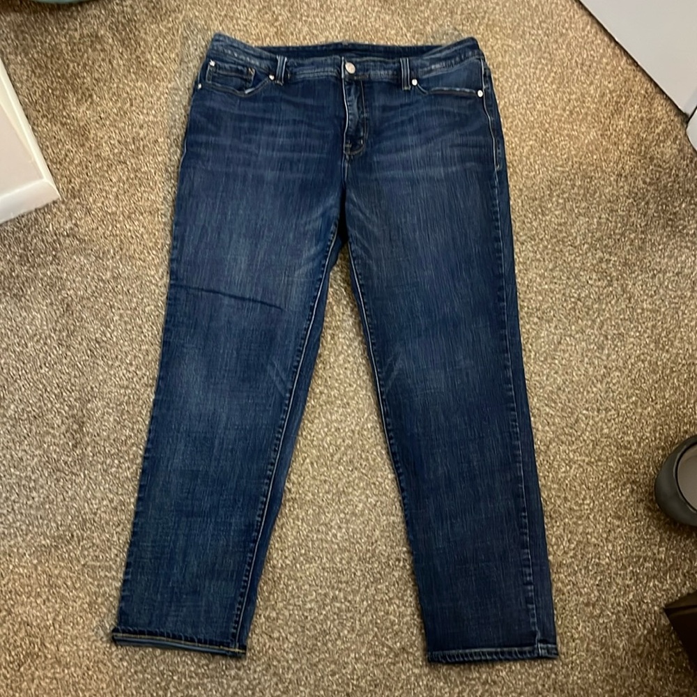 Mid Rise Blue Jeans